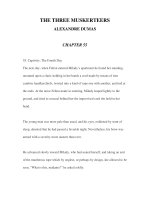 LUYỆN ĐỌC ANH NGỮ QUA CÁC TÁC PHẨM VĂN HỌC-THE THREE MUSKERTEERS ALEXANDRE DUMAS CHAPTER 55 doc