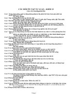 ÔN TẬP TỰ LUÂN