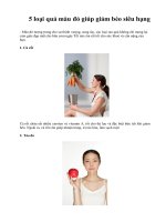 5 loại quả màu đỏ giúp giảm béo siêu hạng potx