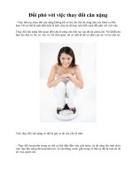 Đối phó với việc thay đổi cân nặng pptx