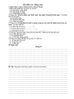 Đề thi Toán Giữa kì II năm 09-10