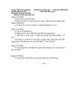 de thi sinh hoc ki 1 truong trong diem ha long