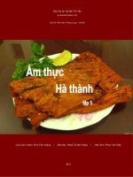 Ẩm thực Hà Nội - Tập 5 doc