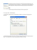 Cố định dòng tiêu đề trong Word.doc