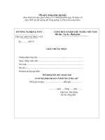 Mẫu giấy chứng nhận tập huấn pdf