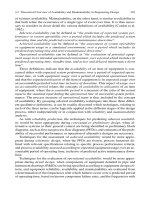 Handbook of Reliability, Availability, Maintainability and Safety in Engineering Design - Part 33 pdf