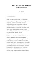 LUYỆN ĐỌC TIẾNG ANH QUA CÁC TÁC PHẨM VĂN HỌC -THE COUNT OF MONTE CRISTO ALEXANDRE DUMAS CHAPTER 58 docx