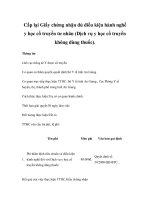 Cấp lại Giấy chứng nhận đủ điều kiện hành nghề y học cổ truyền tư nhân (Dịch vụ y học cổ truyền không dùng thuốc). ppsx