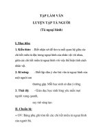 TẬP LÀM VĂN LUYỆN TẬP TẢ NGƯỜI (Tả ngoại hình) potx