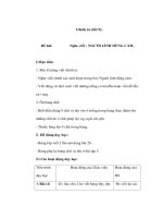 Chính tả lớp 3 - GƯỜI LÍNH DŨNG CẢM docx