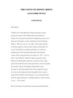 LUYỆN ĐỌC TIẾNG ANH QUA CÁC TÁC PHẨM VĂN HỌC -THE COUNT OF MONTE CRISTO ALEXANDRE DUMAS CHAPTER 103 pptx