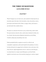 LUYỆN ĐỌC ANH NGỮ QUA CÁC TÁC PHẨM VĂN HỌC-THE THREE MUSKERTEERS ALEXANDRE DUMAS CHAPTER 7 pps
