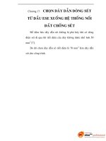 đồ án thiết kế hệ thống cung cấp điện cho cao ốc, chương 17 ppsx