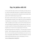 Dạy bé phẩm chất tốt pps