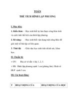 TOÁN THỂ TÍCH HÌNH LẬP PHƯƠNG docx