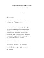 THE COUNT OF MONTE CRISTO ALEXANDRE DUMAS CHAPTER 11 pptx
