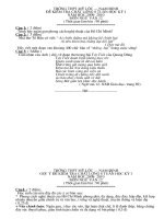 kiểm tra 8 tuần kì I - Ngữ văn 12( thầy Chung)