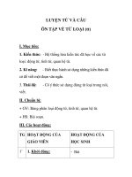 LUYỆN TỪ VÀ CÂU ÔN TẬP VỀ TỪ LOẠI (tt) potx