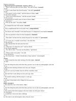 cac cau trac nghiem ve thi