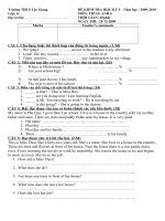 de thi tieng anh hk1lop 6-rat hay