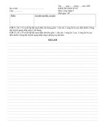 KT HKII Công nghệ 9 (có đáp án & ma trận)