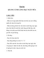 Tập đọc QUANG CẢNH LÀNG MẠC NGÀY MÙA pps