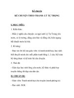 Kể chuyện KỂ CHUYỆN THEO TRANH: LÝ TỰ TRỌNG pdf
