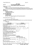 đại số 9 - học kỳ II ( đã sửa )