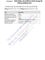 HỆ THỐNG TỰĐỘNG XỬ LÝ NƯỚC THẢI, chương 6 pdf