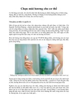 Chọn mùi hương cho cơ thể pdf