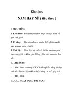 Khoa hoc NAM HAY NỮ ( tiếp theo ) pdf