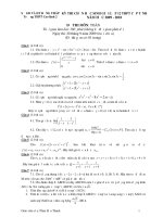 Đề Thi Sinh Giỏi ToánToán - THPT Cao Lãnh 2 - Đồng Tháp - 20 - 9 - 2009 ppsx