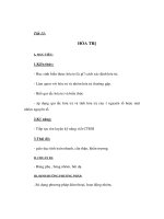 Giáo án Hoá học lớp 8 - HÓA TRỊ docx