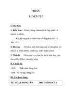 TOÁN LUYỆN TẬP tuần 12 docx