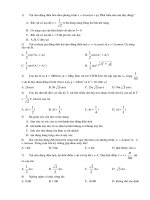 Đề thi thử đại học môn vật lí 12