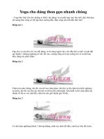 Yoga cho dáng thon gọn nhanh chóng ppsx