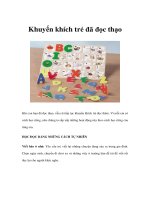 Dạy bé học đọc ppt