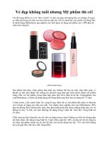 Vẻ đẹp không tuổi nhưng Mỹ phẩm thì có! potx