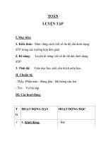 TOÁN LUYỆN TẬP tuần 9 pdf