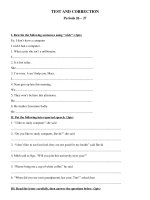 Bài kiểm tra 1 tiết môn Anh Văn 9