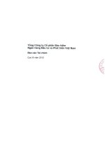 công ty cổ phần bảo hiểm ngân hàng đầu tư và phát triển việt nam bic báo cáo tài chính quý 3 2012