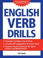 English verb drills by Ed Swick