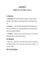 ĐẠO ĐỨC NHỚ ƠN TỔ TIÊN ( tiết 2 ) docx