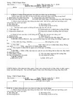 kiem tra  1tiet Vat li 6 KII