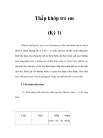Thấp khớp trẻ em (Kỳ 1) pps