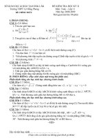 Đề kiểm tra học II lớp 11