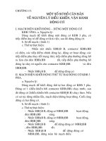 bài giảng môn học khí cụ điện, chương 15 doc