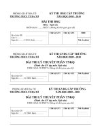 THÂN-ĐỀ THI GVDG TRƯỜNG