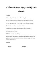 Chấm dứt hoạt động của Hộ kinh doanh. pptx