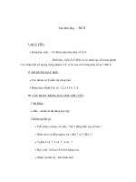 Giáo án Toán lớp 1 - Số 8 pptx